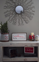 It's the MOST WONDERFUL TIME Sign |  Farmhouse Style Christmas Decor | Deer Decor | Tree Decor